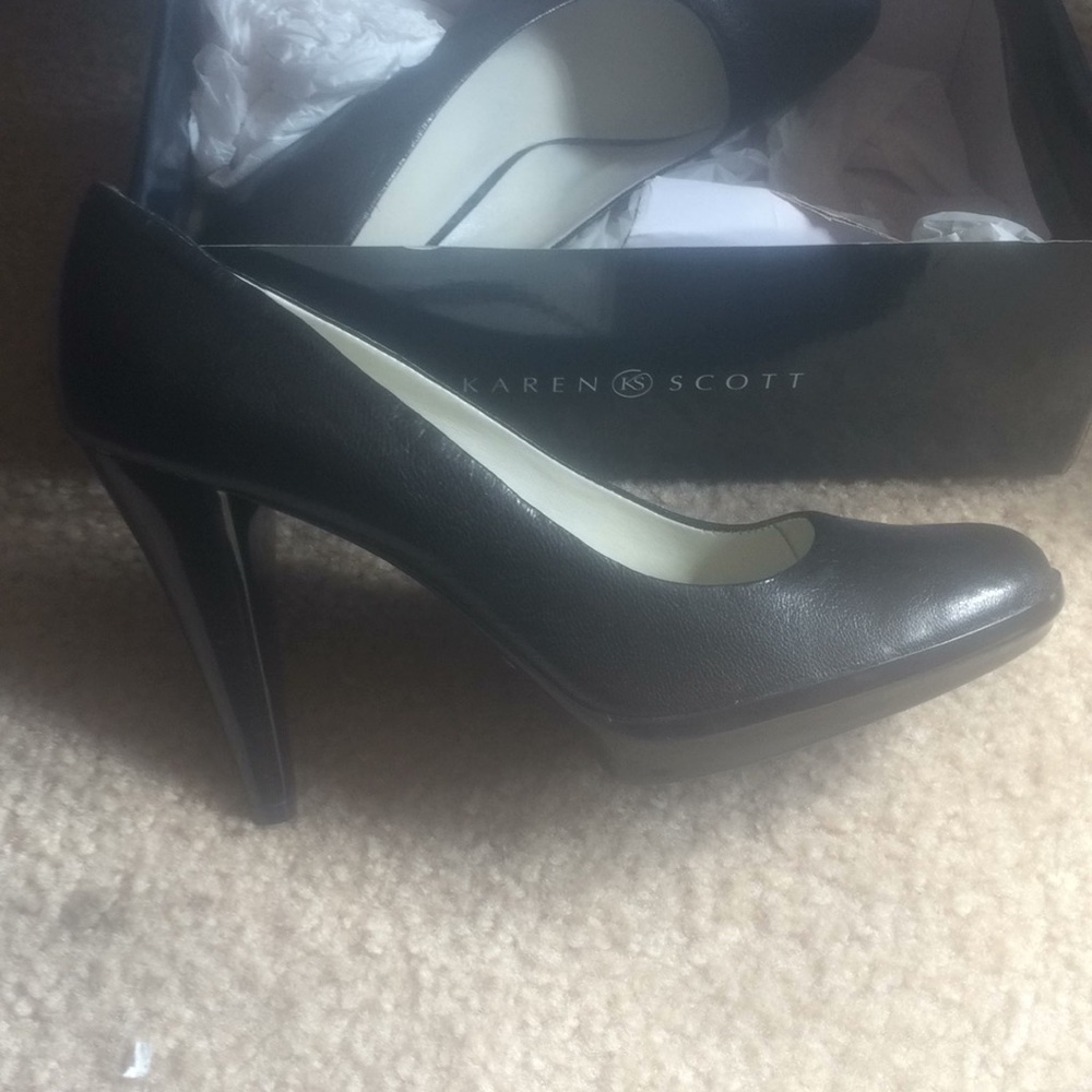 Black high heels